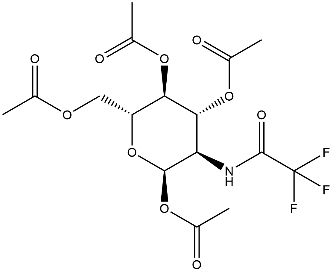 α-D-Glucopyranose, 2-deoxy-2-[(2,2,2-trifluoroacetyl)amino]-, 1,3,4,6-tetraacetate