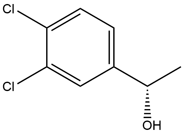 (1S)-1-(3,4-dichlorophenyl)ethan-1-ol Struktur