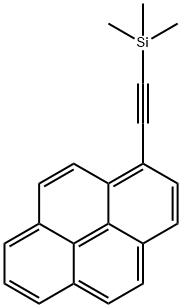 Pyrene, 1-[2-(trimethylsilyl)ethynyl]- Struktur