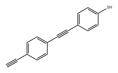 Benzenethiol, 4-[2-(4-ethynylphenyl)ethynyl]- Struktur