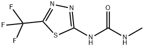 Urea, N-methyl-N'-[5-(trifluoromethyl)-1,3,4-thiadiazol-2-yl]- Struktur