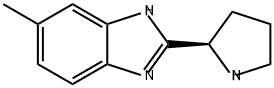 1H-Benzimidazole, 6-methyl-2-(2R)-2-pyrrolidinyl- Struktur