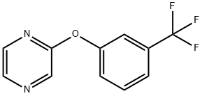 2-[3-(TRIFLUOROMETHYL)PHENOXY]PYRAZINE Struktur