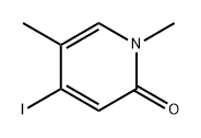 2(1H)-Pyridinone, 4-iodo-1,5-dimethyl- Struktur