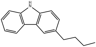 3-Butyl-9H-carbazole Struktur