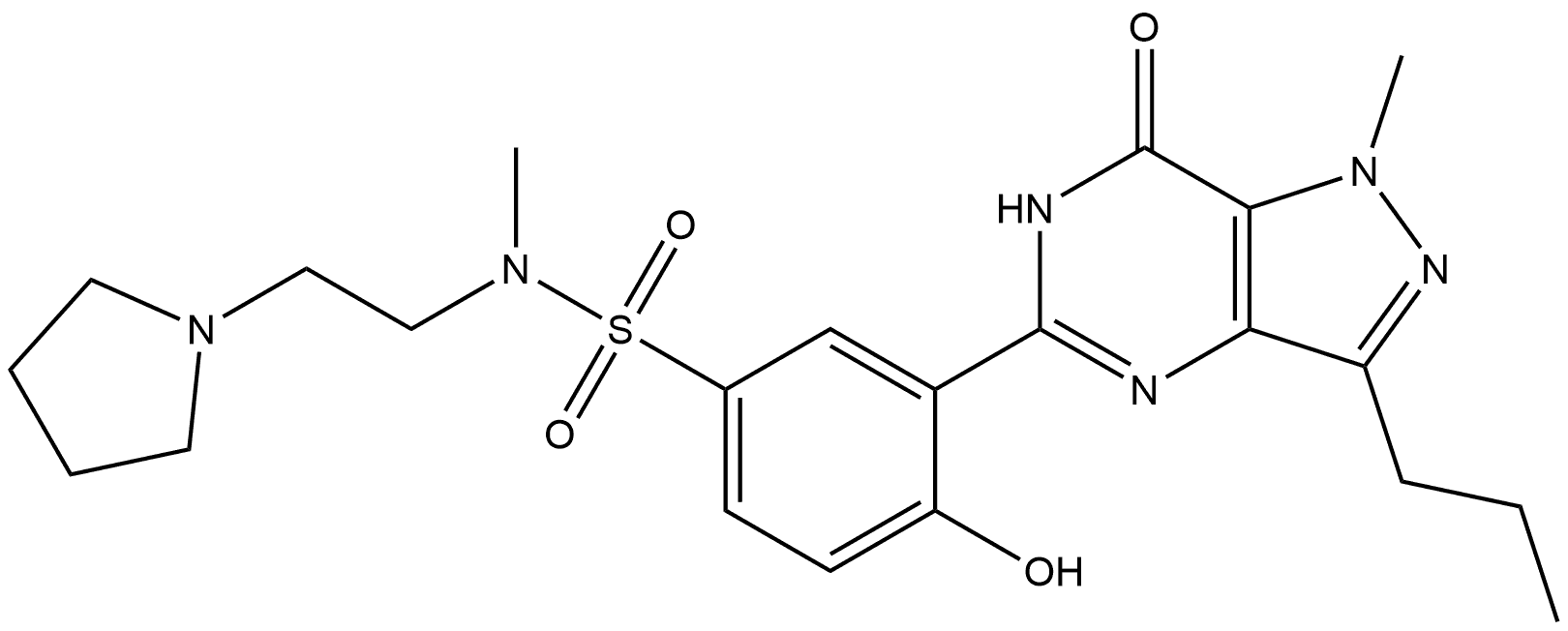 Udenafil Impurity 5 Struktur