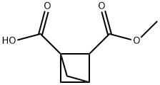 Bicyclo[1.1.1]pentane-1,2-dicarboxylic acid, 2-methyl ester Struktur