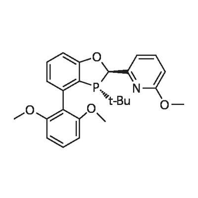 Pyridine, 2-?[(2R,?3R)?-?4-?(2,?6-?dimethoxyphenyl)?-?3-?(1,?1-?dimethylethyl)?-?2,?3-?dihydro-?1,?3-?benzoxaphosphol-?2-?yl]?-?6-?methoxy- Struktur