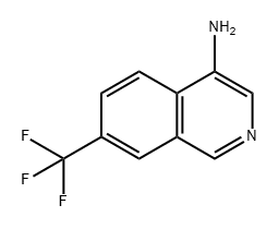 4-Isoquinolinamine, 7-(trifluoromethyl)- Struktur