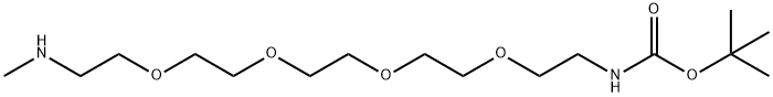 t-Boc-N-amido-PEG5-methylamine Struktur