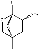 2-Oxabicyclo[2.2.1]heptan-6-amine, 4-methyl-, (1R,4R,6R)- Struktur