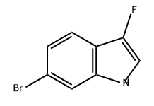 1H-Indole, 6-bromo-3-fluoro- Struktur