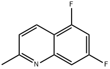 5,7-difluoro-2-methylquinoline Struktur