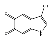 1H-Indole-5,6-dione, 3-hydroxy- Struktur