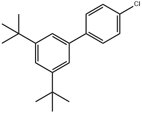 1,1'-Biphenyl, 4'-chloro-3,5-bis(1,1-dimethylethyl)- Struktur