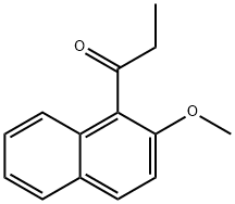 1-Propanone, 1-(2-methoxy-1-naphthalenyl)- Struktur