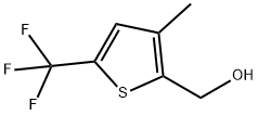 2-Thiophenemethanol, 3-methyl-5-(trifluoromethyl)- Struktur