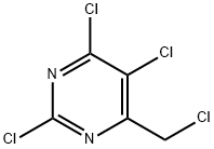 Pyrimidine, 2,4,5-trichloro-6-(chloromethyl)- Struktur