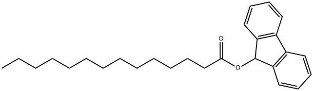 Tetradecanoic acid, 9H-fluoren-9-yl ester Struktur