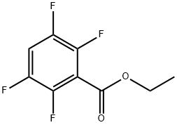 Benzoic acid, 2,3,5,6-tetrafluoro-, ethyl ester Struktur