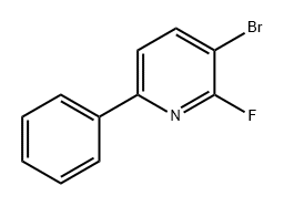 Pyridine, 3-bromo-2-fluoro-6-phenyl- Struktur