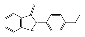 1,2-Benzisoselenazol-3(2H)-one, 2-(4-ethylphenyl)- Struktur