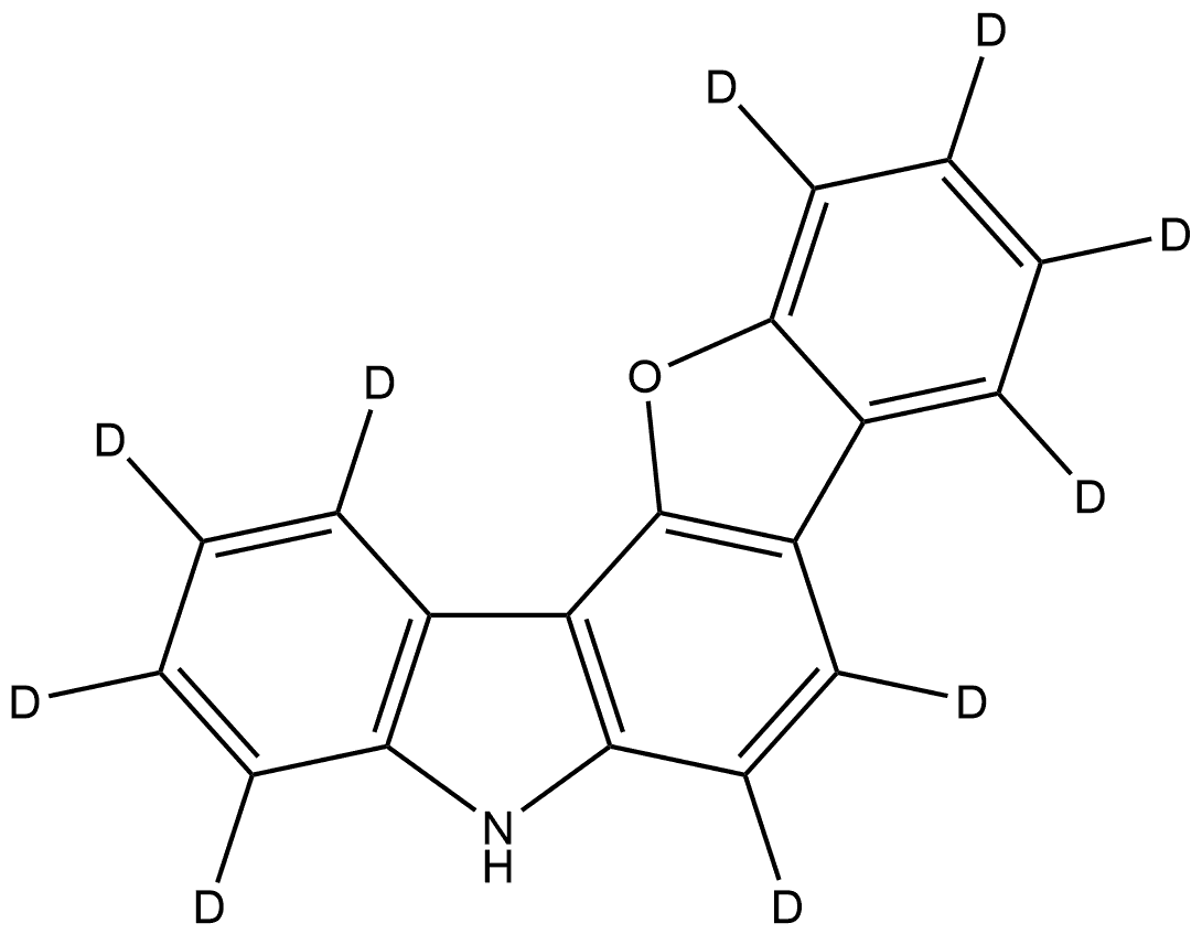 5H-Benzofuro[3,2-c]carbazole-1,2,3,4,6,7,8,9,10,11-d10 Struktur