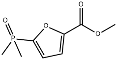 2-Furancarboxylic acid, 5-(dimethylphosphinyl)-, methyl ester Struktur