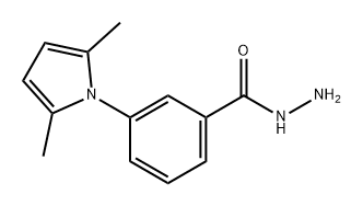 Benzoic acid, 3-(2,5-dimethyl-1H-pyrrol-1-yl)-, hydrazide Struktur