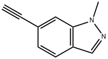 6-ethynyl-1-methyl-1H-indazole Struktur