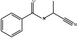 Benzamide, N-(1-cyanoethyl)- Struktur