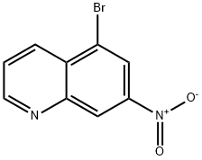 Quinoline, 5-bromo-7-nitro- Struktur