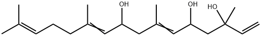 1,6,10,14-Phytatetraene-3,5,9-triol Struktur