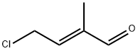 2-Butenal, 4-chloro-2-methyl-, (2E)- Struktur