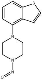 1-(1-benzothiophen-4-yl)-4-nitrosopiperazine Struktur