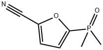 5-(dimethylphosphoryl)furan-2-carbonitrile Struktur