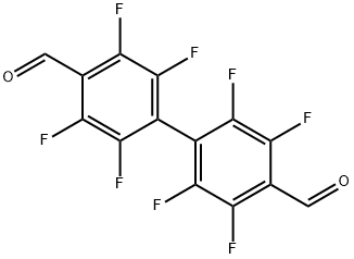 [1,1'-Biphenyl]-4,4'-dicarboxaldehyde, 2,2',3,3',5,5',6,6'-octafluoro- Struktur