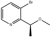 (S)-3-bromo-2-(1-methoxyethyl)pyridine Struktur