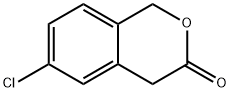 3H-2-Benzopyran-3-one, 6-chloro-1,4-dihydro- Struktur