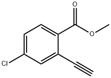 methyl 4-chloro-2-ethynylbenzoate Struktur