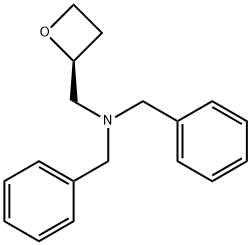 2-Oxetanemethanamine, N,N-bis(phenylmethyl)-, (2S)- Struktur