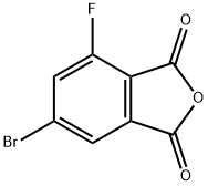 1,3-Isobenzofurandione, 6-bromo-4-fluoro- Struktur