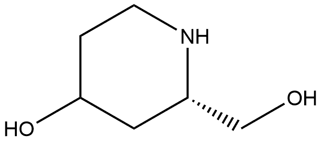 (2S)-4-Hydroxy-2-piperidinemethanol Struktur