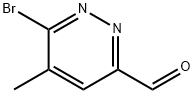 3-Pyridazinecarboxaldehyde, 6-bromo-5-methyl- Struktur