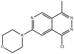 Pyrido[3,4-d]pyridazine, 1-chloro-4-methyl-7-(4-morpholinyl)- Struktur