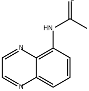 Acetamide, N-5-quinoxalinyl- Struktur