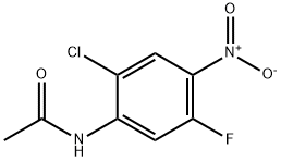 N-(2-Chloro-5-fluoro-4-nitro-phenyl)acetamide Struktur