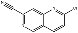 1,6-Naphthyridine-7-carbonitrile, 2-chloro-|2-氯-1,6-萘吡啶-7-碳腈