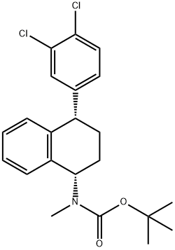 Carbamic acid, N-[(1S,4S)-4-(3,4-dichlorophenyl)-1,2,3,4-tetrahydro-1-naphthalenyl]-N-methyl-, 1,1-dimethylethyl ester