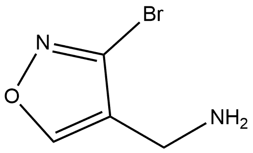 3-Bromo-4-isoxazolemethanamine Struktur